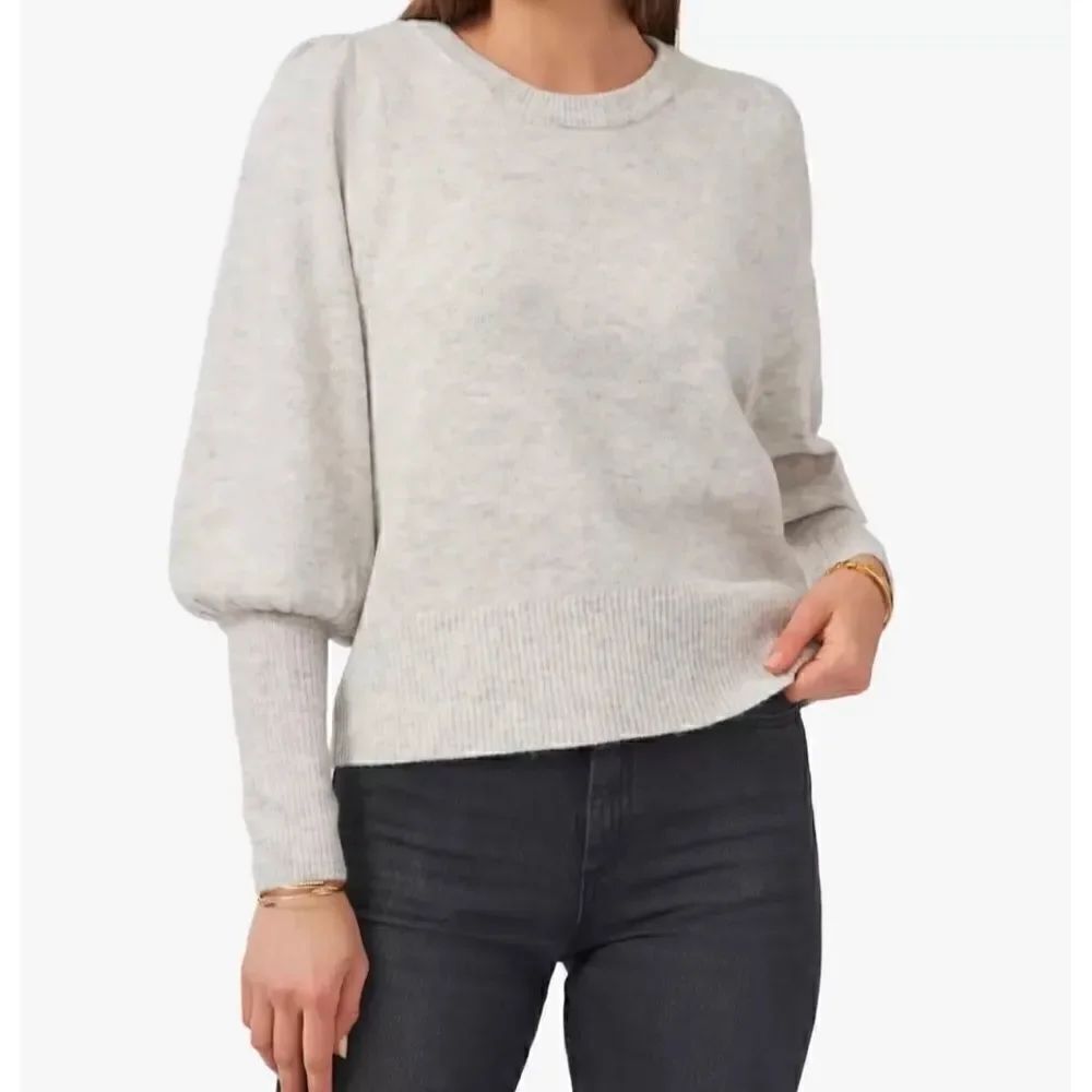 ✨ Vince Camuto Balloon Sleeve Sweater – Malted Cream, Size XL – NWT! ✨
